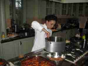 Personal chef in the kitchen