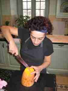 Chef cooking in the kitchen