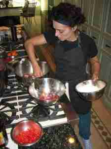 Chef cooking in the kitchen
