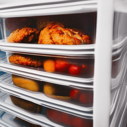 Meals planned in advance in the freezer