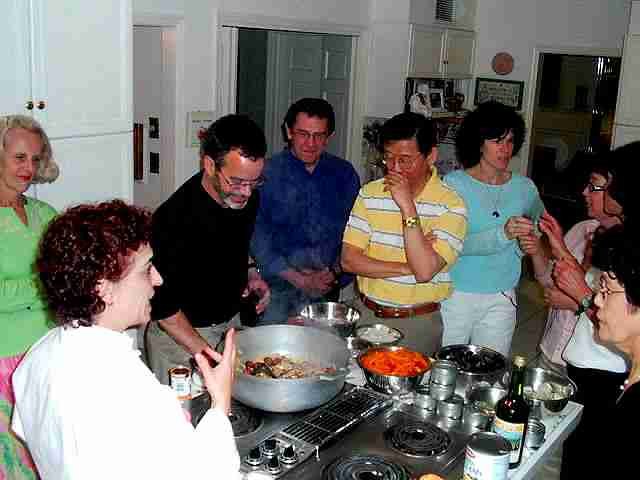 Learn to cook in their home, Enjoying a dinner catered by a personal chef