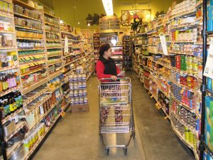 Shopping for spices and pantry items