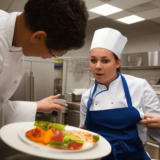 Student chef learning class