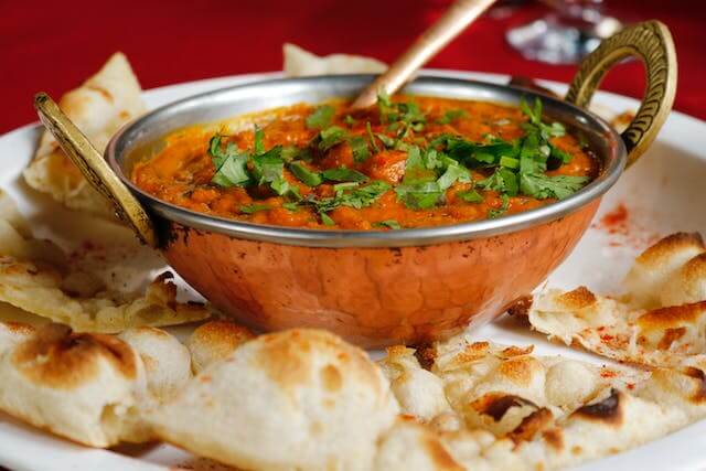 Is delicious indian soup and bread