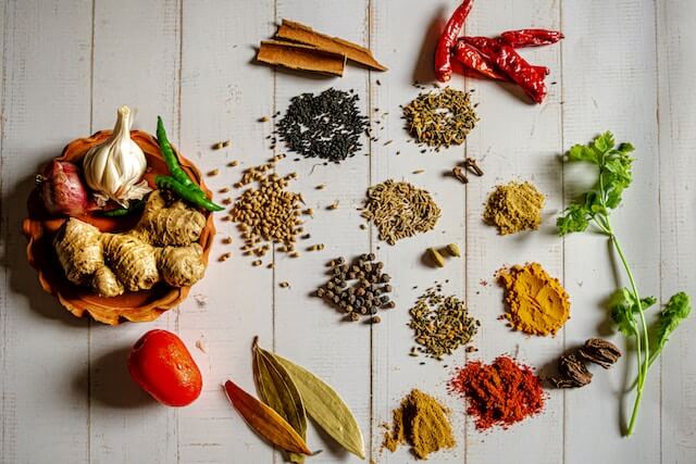 Indian spices and herbs