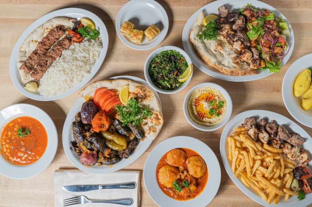 A table of turkish food