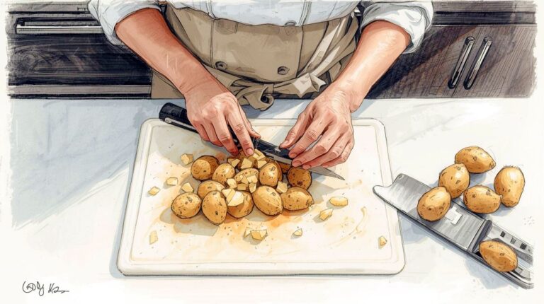 A personal chef cooking with care