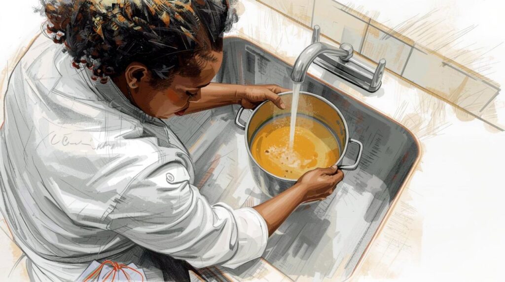 A personal chef in their element in the kitchen