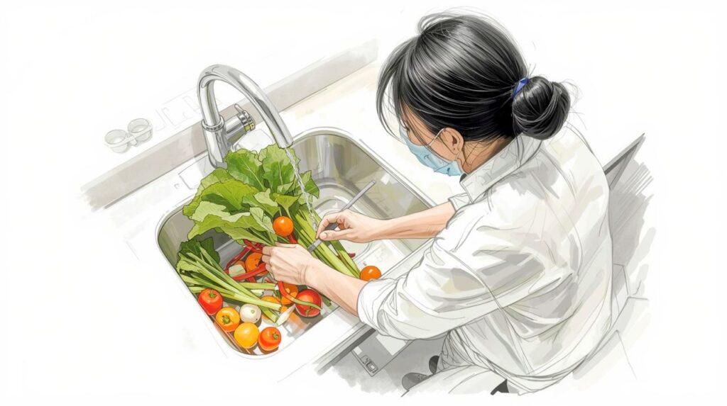 A personal chef working their magic in the kitchen