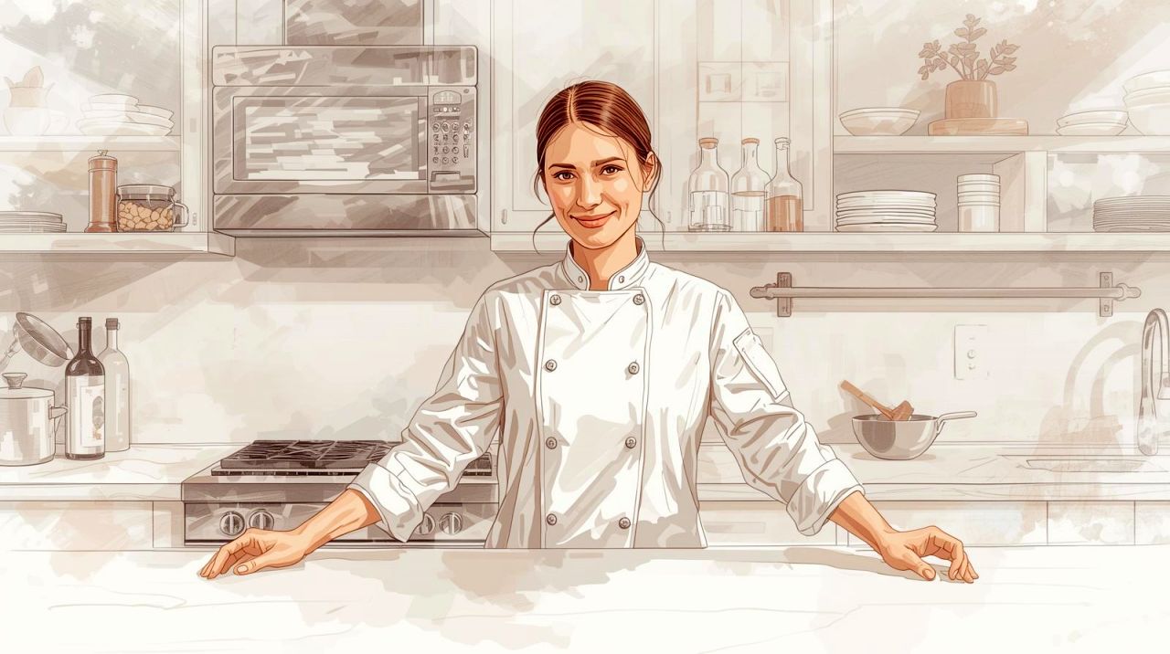 A personal chef preparing a refined home dining experience