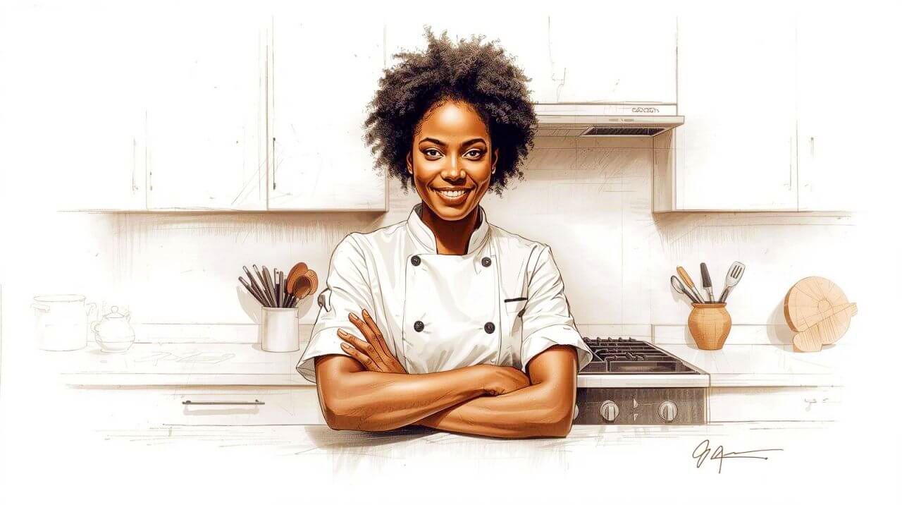 A personal chef working through a personalized menu