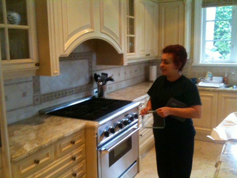 A personal chef creating customized dishes