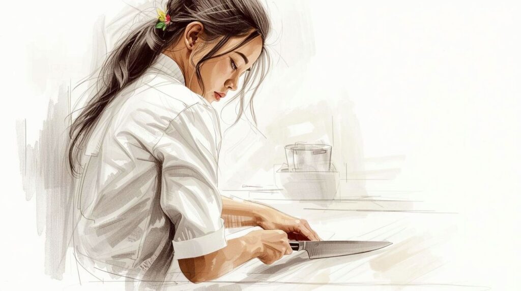 A personal chef preparing a private dining experience