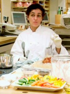 Chef Vanda leading the kitchen operations