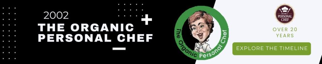 The Organic Personal Chef legacy banner 2002