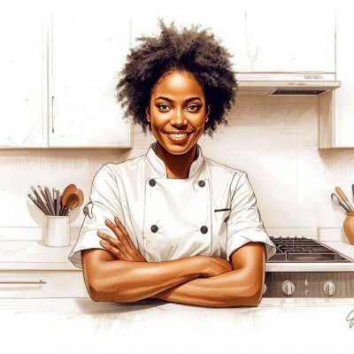 A personal chef working through a personalized menu